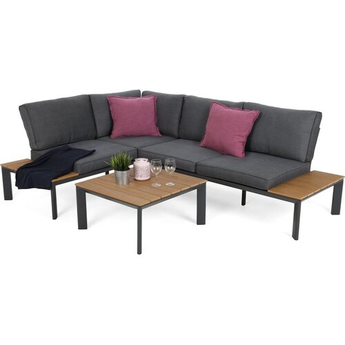  Kutna sofa Nicea tamno siva / siva Cijene