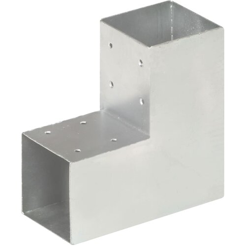 Spojnik za stupove u L-obliku od pocinčanog metala 91 x 91 mm Slike