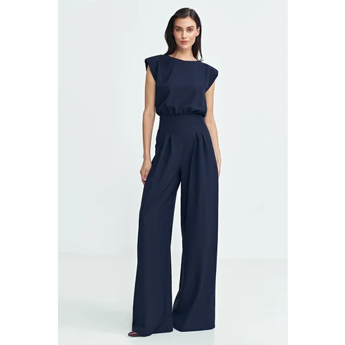 Nife Woman's Overall KM41 Navy Blue