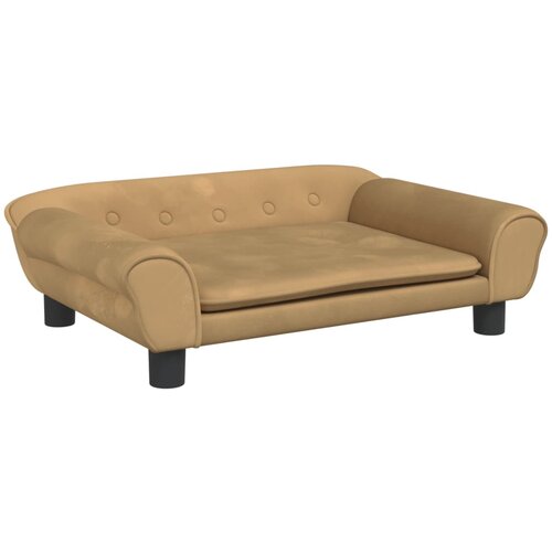 Maison Chic Otroški kavč - Otroški divan - Otroški sedež rjav 70x45x26 cm žamet, (21729642) Cene