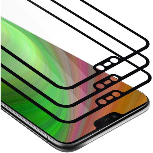 Cadorabo Nokia 7.1 - Za&scaron;čitna folija v transparentno s čarno - 3-pack Kaljeno steklo za za&scaron;čito zaslona s trdoto 9H in 3D dotikom, (20547906) Cene