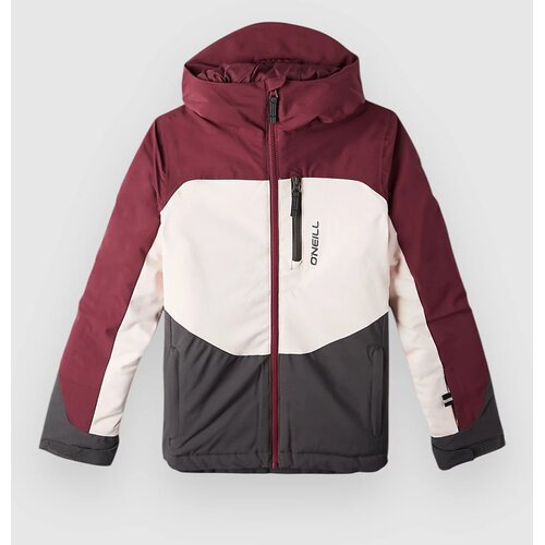 O'neill Carbonite Kids Jakna windsor wine colour block Cene
