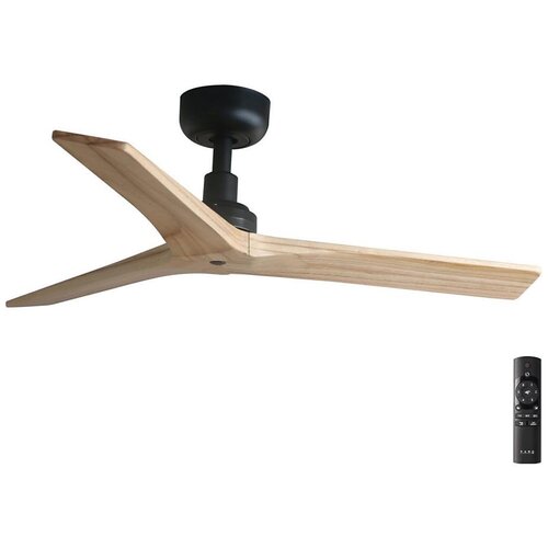 Faro 34284 - Plafonski ventilator KLIM S, borovina/crna, prečnik 92,5 cm + daljinski upravljač Cene