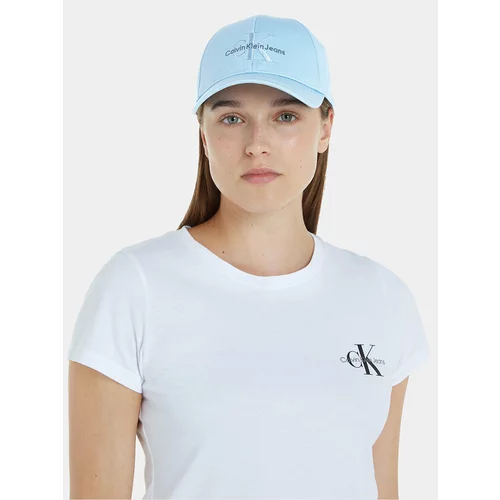 Calvin Klein Jeans Kapa s šiltom Monogram Cap K60K610280 Mornarsko modra
