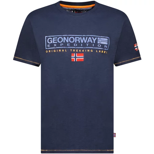 Geo Norway Majice s kratkimi rokavi SY1311HGN-Navy