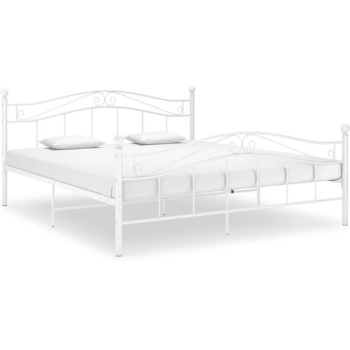  Za krevet bijeli metalni 200 x 200 cm Cijene