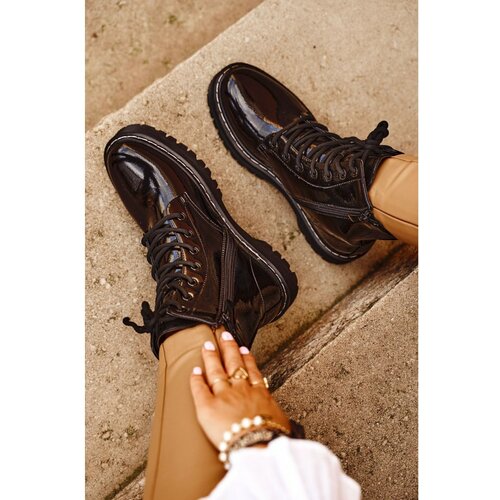 Kesi Women's Flat Boots Black Kognito Slike