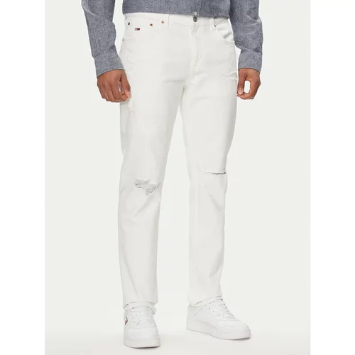 Tommy Jeans Jeans hlače Ryan DM0DM18761 Bela Straight Fit