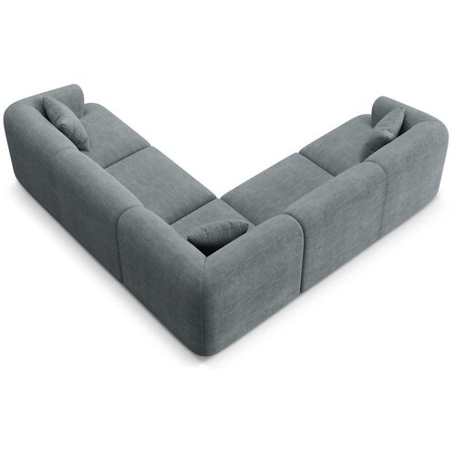 Cosmopolitan Design Tamno siva kutna garnitura od samta Campi &amp;ndash; Slike