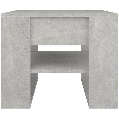  Stolić za kavu boja betona 55,5x55x45 cm konstruirano drvo Slike