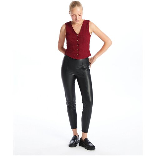 LC Waikiki Lcw Skinny Fit Women's Leather Look Trousers Cijene
