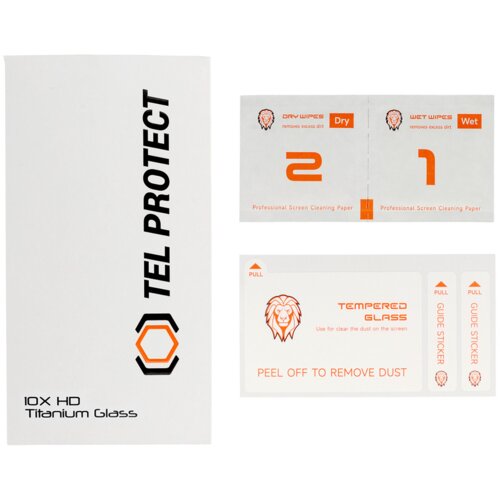  Kaljeno staklo Tel Protect 10X HD Titanium za iPhone 17 Pro Slike