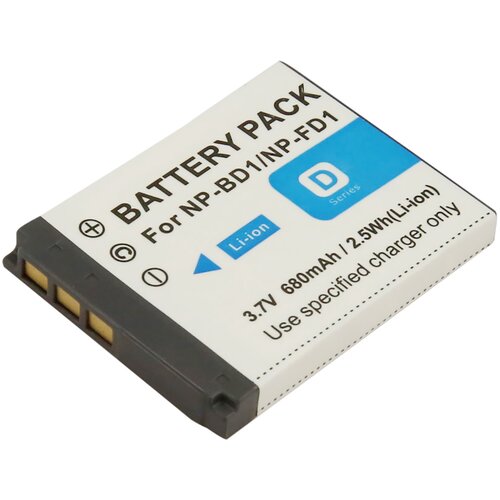 Avizar Baterija za fotoaparat Sony NP-BD1 / NP-FD1 Li-ion 3.7V 680mAh 2.5Wh, (5000309845) Slike