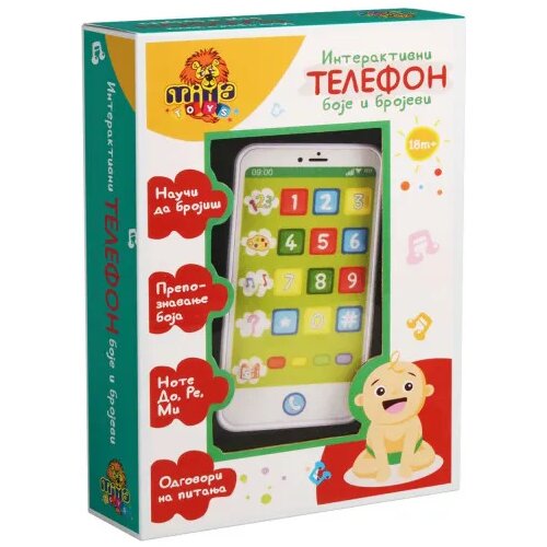 MILA TOYS Interaktivni telefon beli Cene
