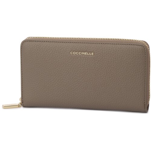 Coccinelle Denarnice N59 METALLIC SOFT Bež Cene