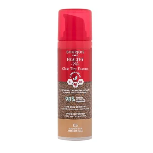 Bourjois Healthy Mix Clean & Vegan Glow Tint Essence puder za vse tipe kože 30 ml odtenek 05 Medium Tan