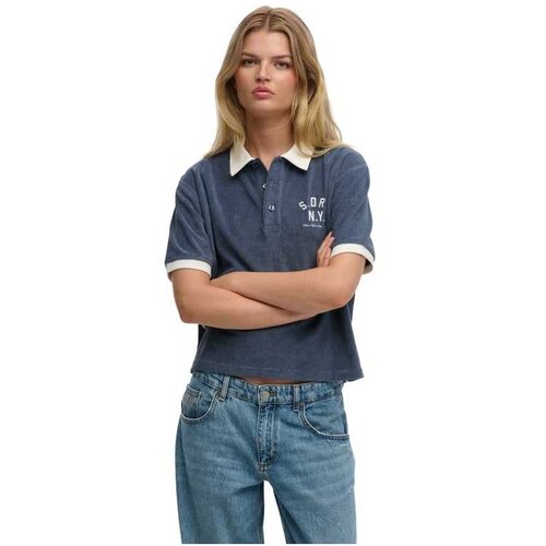 Superdry teget ženska polo majica Cene