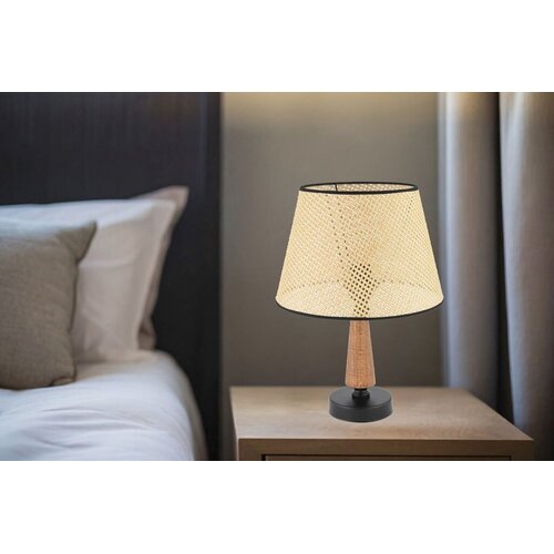 Opviq Stona lampa 302, 60 W, 43 cm, Krem Slike