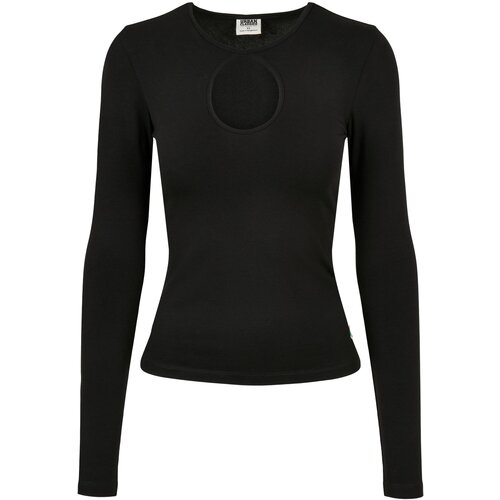 Urban Classics Women's Organic Long Sleeve Keyhole Black Cijene