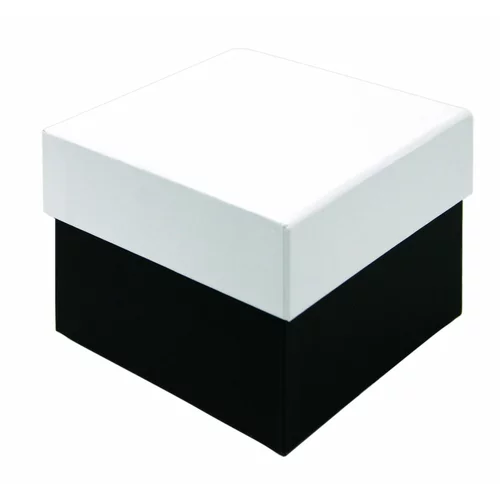  Škatla darilna 12x8,5x11 črno bela PROMOCIJA