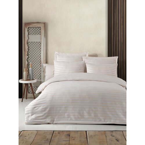 Aberto Design komplet posteljina Water Yollu Saten, 200x220 cm, Bež Cene