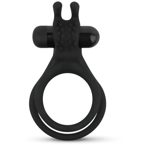 EasyToys - Men Only dvostruki vibrirajući prsten za penis sa zečjim u&amp;scaron;ima Share Ring Slike
