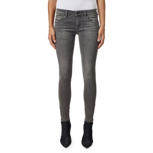 Diesel Jeans - SLANDYLOWZIP L.34 TROUSERS grey Slike