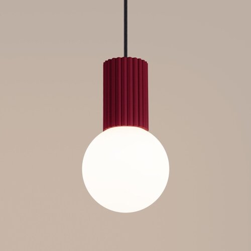 Sollux SL.1749 - visilica na sajli halo 1xG9/8W/230V prečnik 12 cm crvena Slike