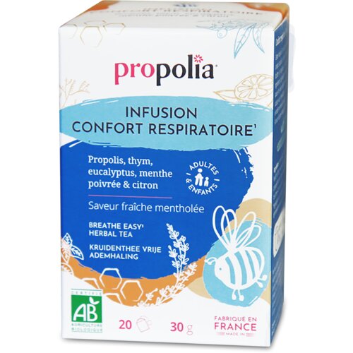Propolia Organic Breathe Easy Herbal Tea - 20 čajnih vrečk Slike