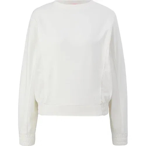 QS by s.Oliver Sweater majica ecru/prljavo bijela