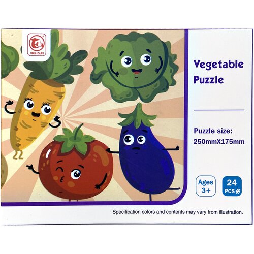  Dječje puzzle povrće i domaće životinje 24 komada - Model 02 Cijene