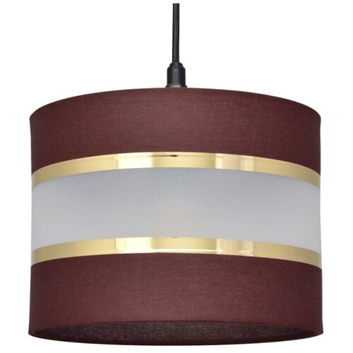  Luster na sajli HELEN 1xE27/15W/230V prečnik 20 cm braon/crna/zlatna Slike