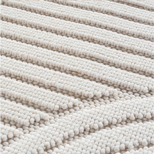 Novel RAVNO TKANA PREPROGA HELIX 280/370 cm tkano krem barve Slike