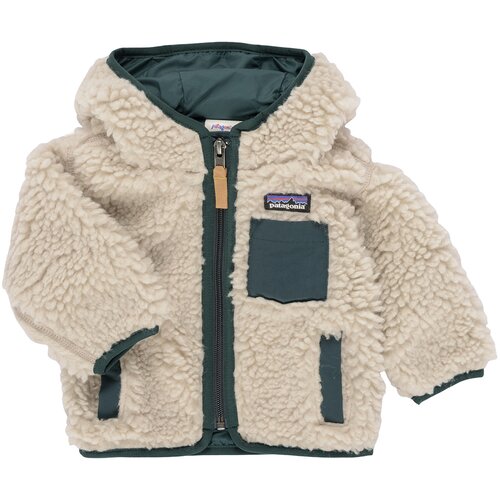 Patagonia Flis BABY RETRO-X HOODY Bež Cene