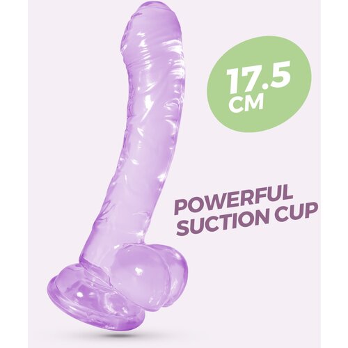 Crushious HUDINI JELLY ANAL DILDO PURPLE Slike
