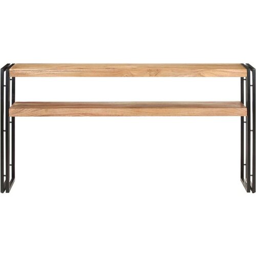  Konzolni stol 150 x 30 x 75 cm od masivnog bagremovog drva Slike