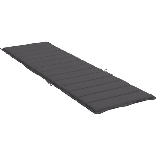  Jastuk za ležaljku antracit 200 x 60 x 3 cm od tkanine Oxford Slike