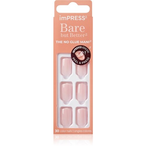 Kiss imPRESS Bare but Better Umjetni nokti samoljepljiv Instinct 30 kom Slike