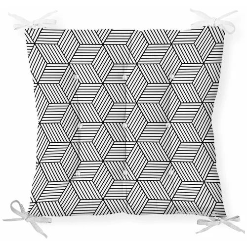 Minimalist Cushion Covers Sedežna blazina iz mešanice bombaža CrisCros, 40 x 40 cm