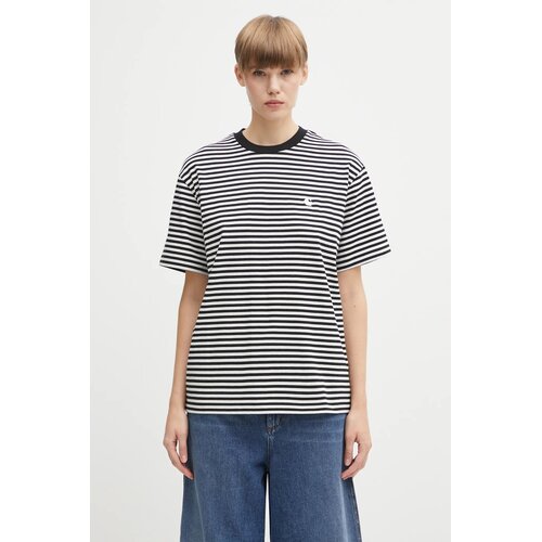 Carhartt WIP Verner T-shirt verner stripe / black / wax Cene