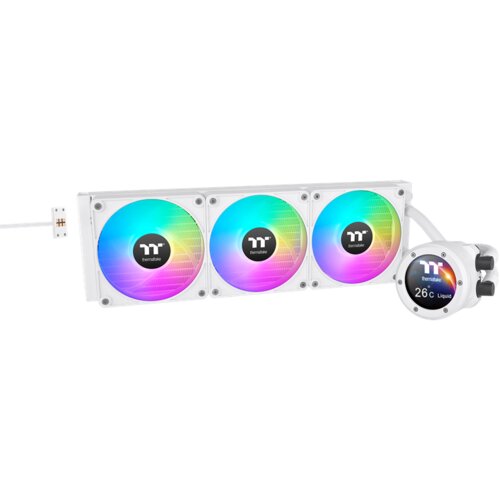 Thermaltake TH420 V2 Ultra EX ARGB AIO vodeno hlađenje 420 mm, bijelo Slike