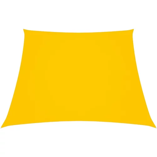 vidaXL jedro za zaštitu od sunca od tkanine trapezno 3/4 x 2 m žuto