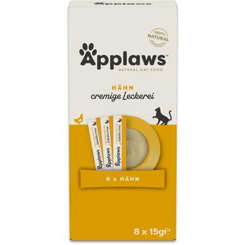 Applaws Creamy Treat 8 x 15 g - Piletina Slike