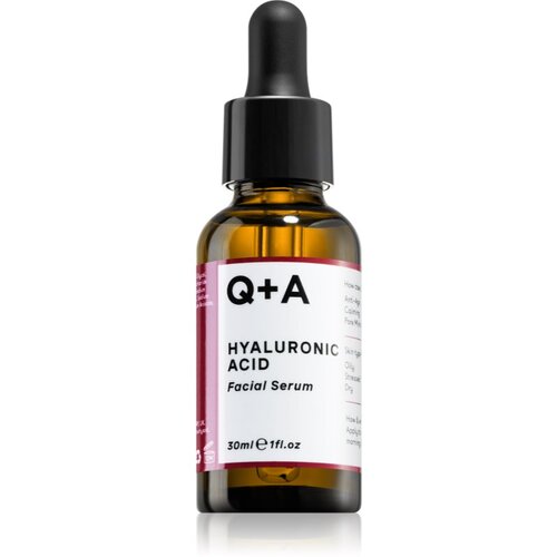 Q+A Hyaluronic Acid vlažilni serum s hialuronsko kislino 30 ml za ženske Slike