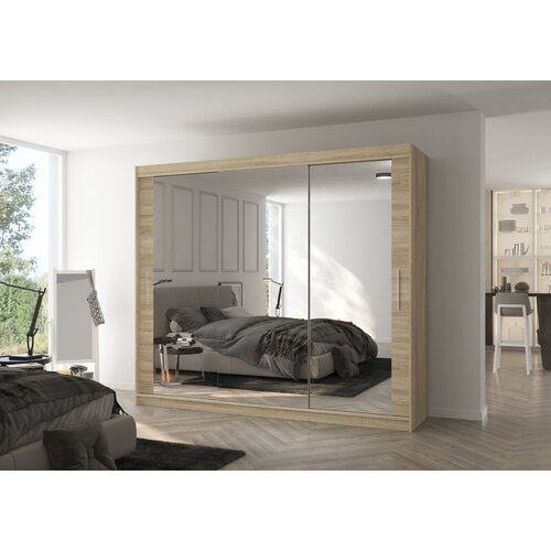 ADRK GARDEROBNA OMARA CHESTER 250 CM (VE� BARV)-Sonoma hrast Cene