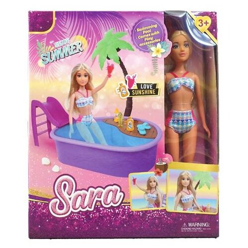  sara, letnji dan na bazenu set Slike
