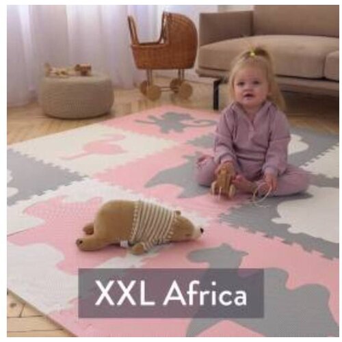 Hakuna Matte Hakuna XXL podloga puzzle za djecu - Afrika 180x180x1.2 cm Slike