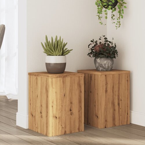 vidaXL Stalci za biljke 2 kom 25x25x35 cm konstruirano drvo Cijene