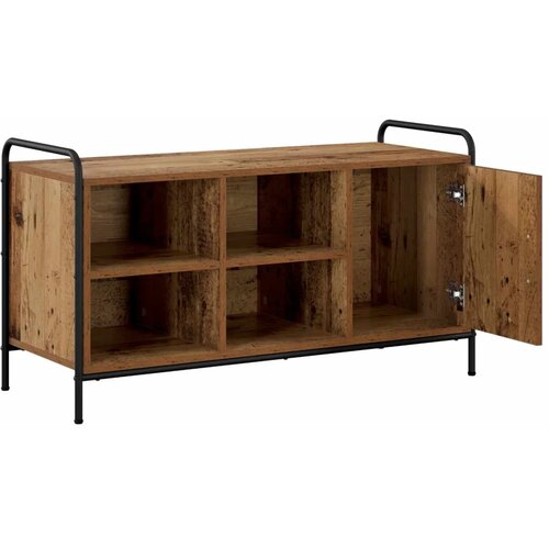  Ormar za cipele 100 x 39 5 x 55 5 cm Konstruirano drvo - Staro drvo Slike