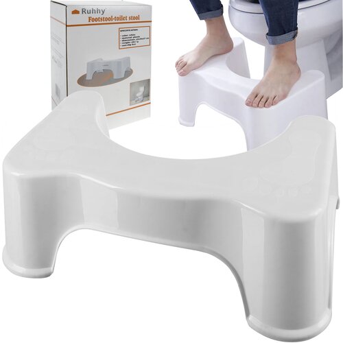  2v1 PVC otroška opora za noge in stolček pručka za wc bela Cene